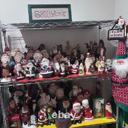 Lifetime Vintage Santa Collection Lot Of 75+ 1980-90s