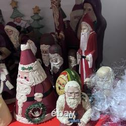 Lifetime Vintage Santa Collection Lot Of 75+ 1980-90s