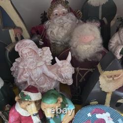 Lifetime Vintage Santa Collection Lot Of 75+ 1980-90s