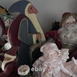 Lifetime Vintage Santa Collection Lot Of 75+ 1980-90s