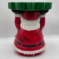 Lighted Santa Christmas Decor Side Table Holiday Gift Battery Operated 18