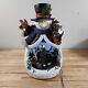 Lighted Snowman With Rotating Train 8 Classic Holiday Christmas Songs Withbox 17