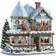 Lights & Sounds Was The Night Before Christmas House Statue Holiday Decor New