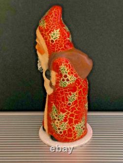 Limited Edition German Papier Mache Father Christmas & Tree 7