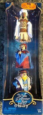 Little Drummer Boy Wise Men Figures Complete Set with Creche NativitRankin Bass