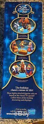 Little Drummer Boy Wise Men Figures Complete Set with Creche NativitRankin Bass