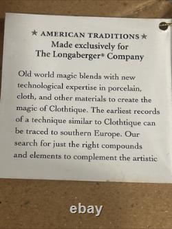 Longaberger Possible Dreams Santa Figurine American Traditions #88006 2005