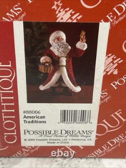 Longaberger Possible Dreams Santa Figurine American Traditions #88006 2005