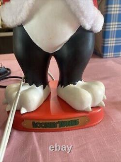 Looney Tunes Sylvester cat animated 1997 motionette Xmas Santa