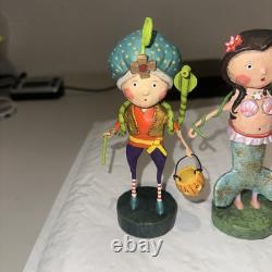 Lori Mitchell Lot of 9 Halloween Figures