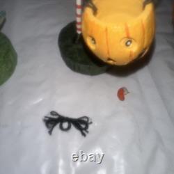 Lori Mitchell Lot of 9 Halloween Figures