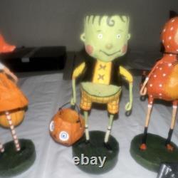 Lori Mitchell Lot of 9 Halloween Figures