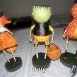 Lori Mitchell Lot of 9 Halloween Figures