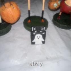 Lori Mitchell Lot of 9 Halloween Figures