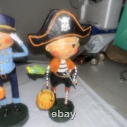 Lori Mitchell Lot of 9 Halloween Figures