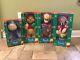 Lot Of 4 Telco Christmas Disney Winnie The Pooh Animated Figures