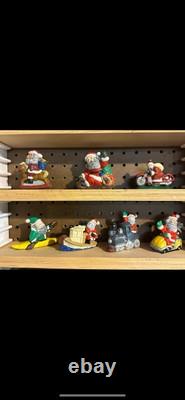 Lot Of 7, Lead Santa Figurines