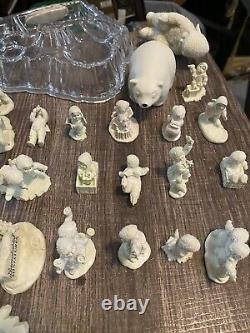 Lot Of 80 Snow Babies Miniatures