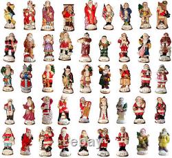 Lot of 30 Memories of Santa Collection Ornament/Figurines New In Box Don Warning