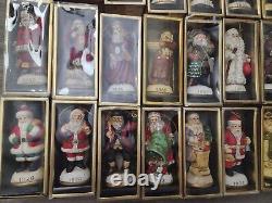 Lot of 39 Memories of Santa Collection Ornament/Figurines-Don Warning-MINT COND