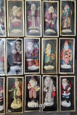 Lot of 39 Memories of Santa Collection Ornament/Figurines-Don Warning-MINT COND