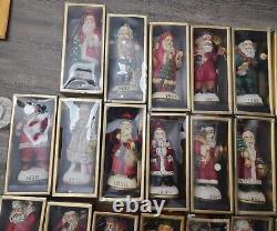 Lot of 39 Memories of Santa Collection Ornament/Figurines-Don Warning-MINT COND