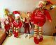 Lot Of 4 Vintage Mark Roberts Christmas Elf Dolls 9 And 15jester Fairies