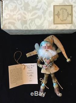 Lot of 6 Small MARK ROBERTS Christmas Fairies + Box + Collector Card FREE SHIP