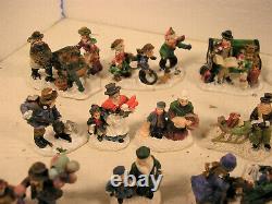 Lot of 67 Winter/Christmas People Figures, Unknown/LEMAX/ Dept. 56/O scale/148