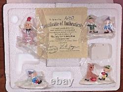 Lot of 7 Rudolph's Christmas Town Accessory (7) Sets, by Hawthorne Village