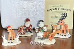 Lot of 9 Rudolph's Village Friends Accessory (9) Sets, by Hawthorne Village