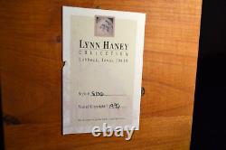 Lynn Haney 1996 Christmas Santa #1606 Music Sheets Harp 17 label on bottom RARE