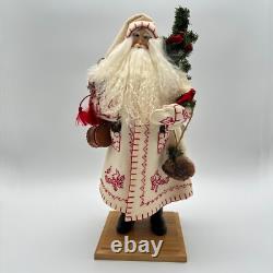 Lynn Haney 2001 Christmas Songbirds Santa Figurine Style #1271 Signed