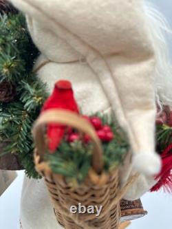 Lynn Haney 2001 Christmas Songbirds Santa Figurine Style #1271 Signed