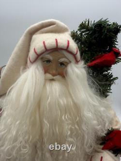 Lynn Haney 2001 Christmas Songbirds Santa Figurine Style #1271 Signed