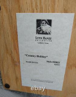 Lynn Haney 21 Santa Country Holiday Ooak Signed 2021 USA Texas Studio Mint
