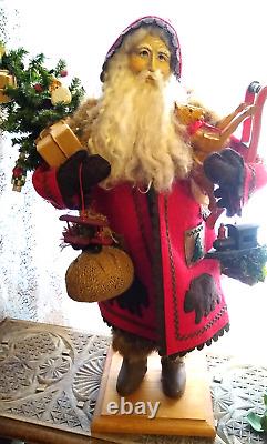 Lynn Haney BEAR CREEK LODGE SANTA 1998 Airplane Boat Train 21 SIGNED