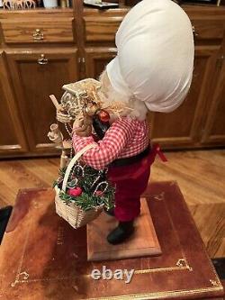 Lynn Haney Gourmet Santa, excellent condition, handmade in 1993, signed