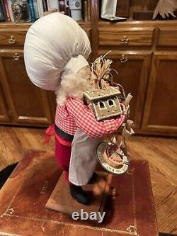 Lynn Haney Gourmet Santa, excellent condition, handmade in 1993, signed