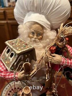 Lynn Haney Gourmet Santa, excellent condition, handmade in 1993, signed