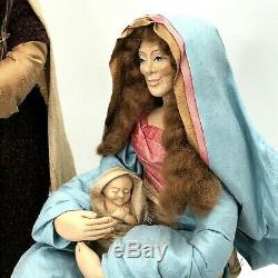 Lynn Haney Holy Family Mary Joseph Jesus Nativity 1998 Ultra Rare Signed 1st Ed