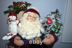 Lynn Haney Let it Snow Santa #10571997 Copyright Signed By Lynn Haney