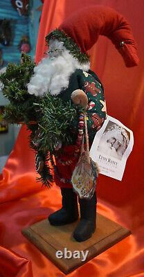 Lynn Haney Santa Claus tree Christmas Mr. Gingerbread 1996 artist figure signed