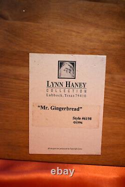 Lynn Haney Santa Claus tree Christmas Mr. Gingerbread 1996 artist figure signed