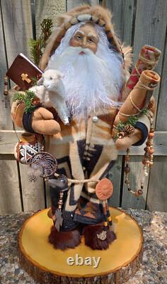Lynn Haney Santa Fe Santa Ooak Signed Nib Stunning Collector Piece