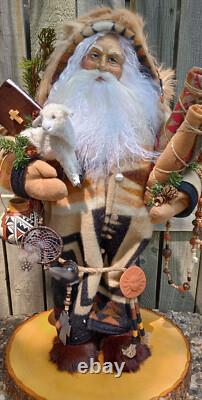 Lynn Haney Santa Fe Santa Ooak Signed Nib Stunning Collector Piece