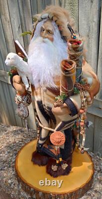 Lynn Haney Santa Fe Santa Ooak Signed Nib Stunning Collector Piece