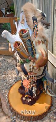 Lynn Haney Santa Fe Santa Ooak Signed Nib Stunning Collector Piece
