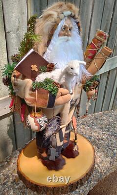 Lynn Haney Santa Fe Santa Ooak Signed Nib Stunning Collector Piece
