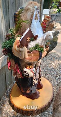 Lynn Haney Santa Fe Santa Ooak Signed Nib Stunning Collector Piece